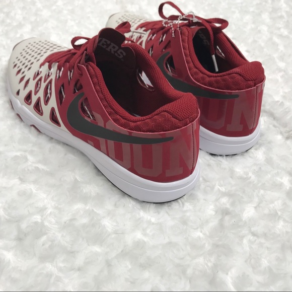 NEW Nike Oklahoma Sooners Speed 4 Amp Sneaker Red - Picture 5 of 8